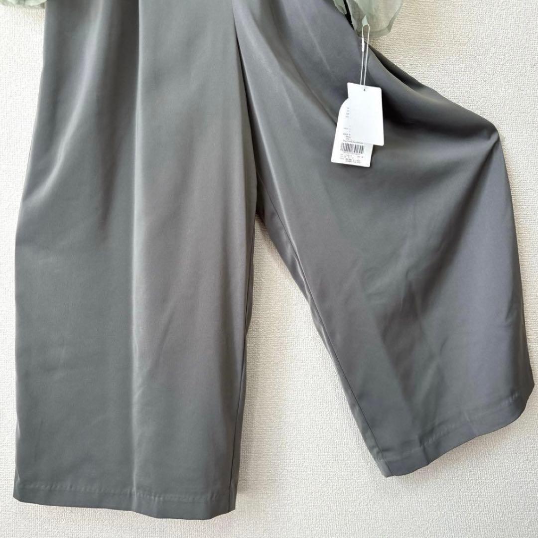 新作✨ドリードール シアーフリルパンツ パーティードレス オールインワン 緑 M