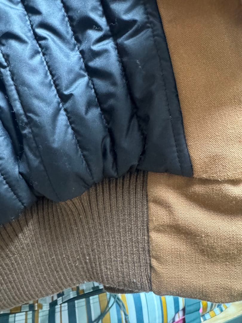 ジャケット・アウター Sasquatchfabrix. PUFF WORK HOODIE Brown