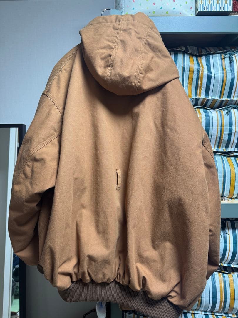 ジャケット・アウター Sasquatchfabrix. PUFF WORK HOODIE Brown