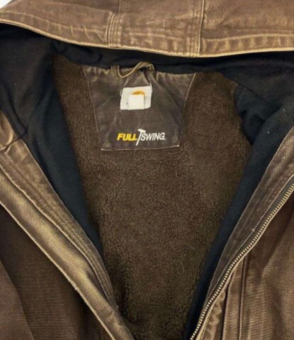 Carhartt アクティブジャケット フルスイング ブラウン