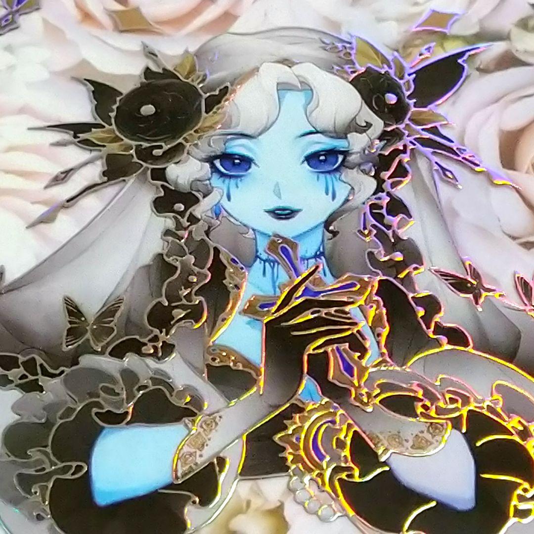 J428＃鬼新娘·葬(镭射银)李富贵切り売り海外人物マステ