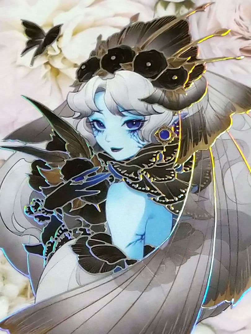 J428＃鬼新娘·葬(镭射银)李富贵切り売り海外人物マステ