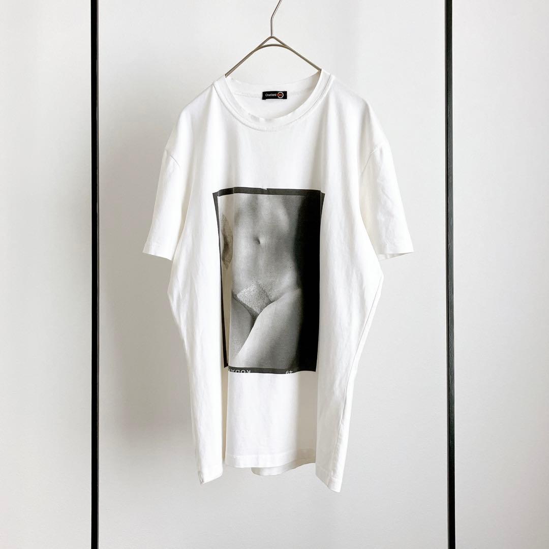 中田英寿着用モデル イタリア製 cruciani プリント 半袖 Tシャツ