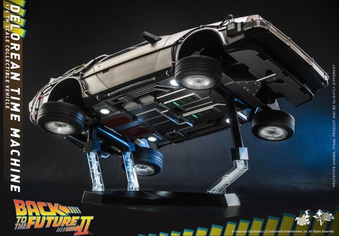 【新品】ホットトイズ バックトゥザフューチャー PART2 デロリアン 1/6