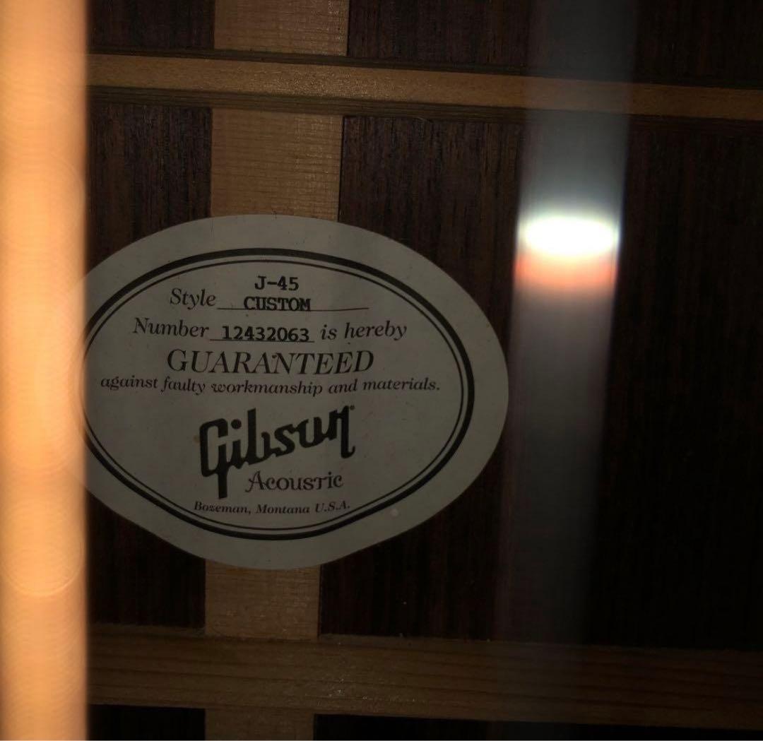 極美品Gibson J-45 Custom 2012年製／LR Baggs PU