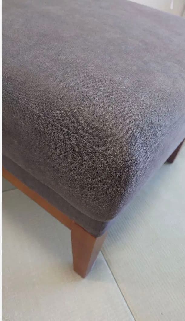 【美品】オットマン　グレー　幅・奥行57cm・高さ42cm