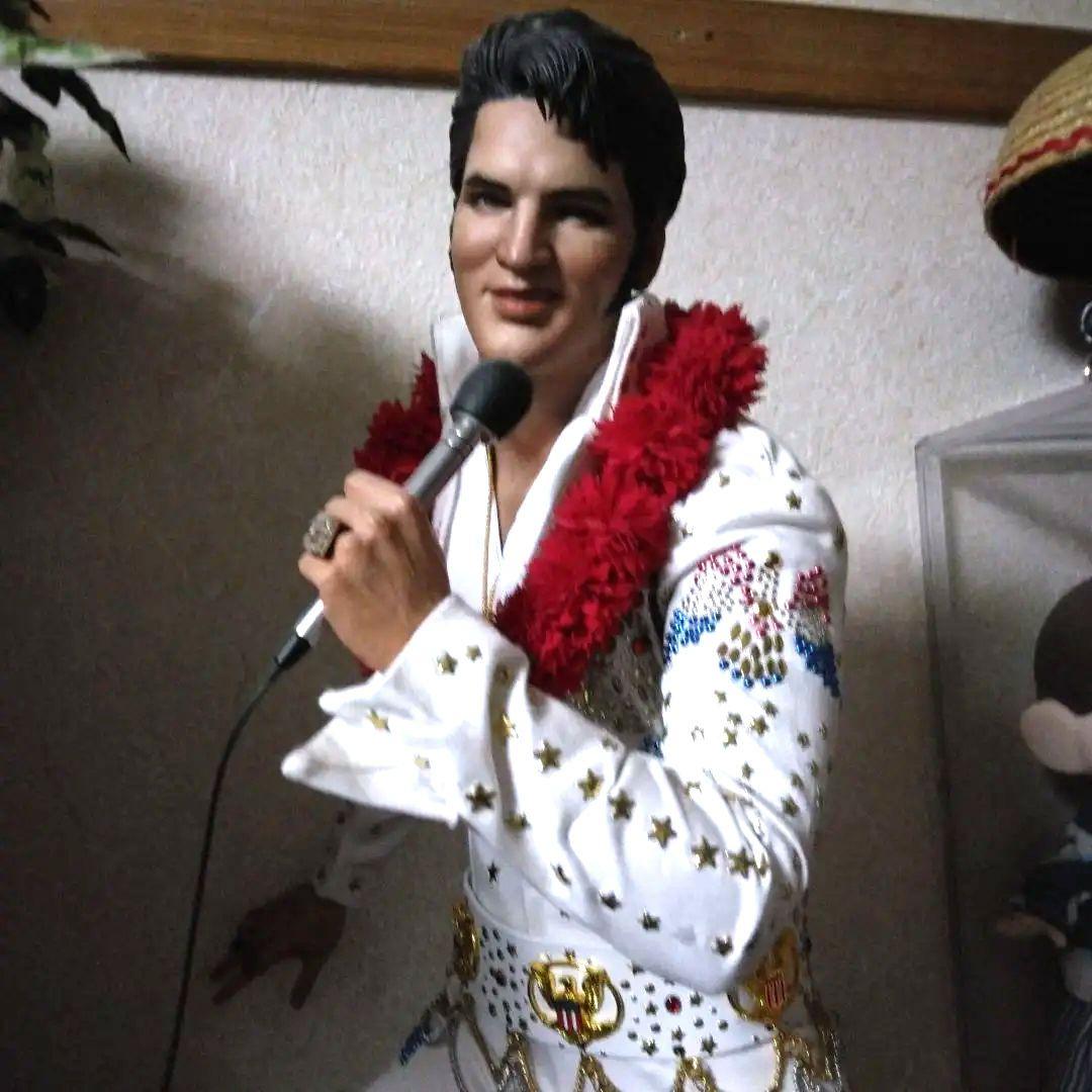 入手困難❄永遠のスター☆エルビス・プレスリー フィギュア1/4スケール(別顔付き