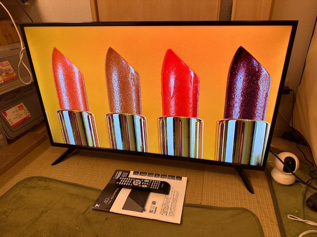 2022年製！ Qriom 40型 テレビ QRT-40W2K フルハイビジョン