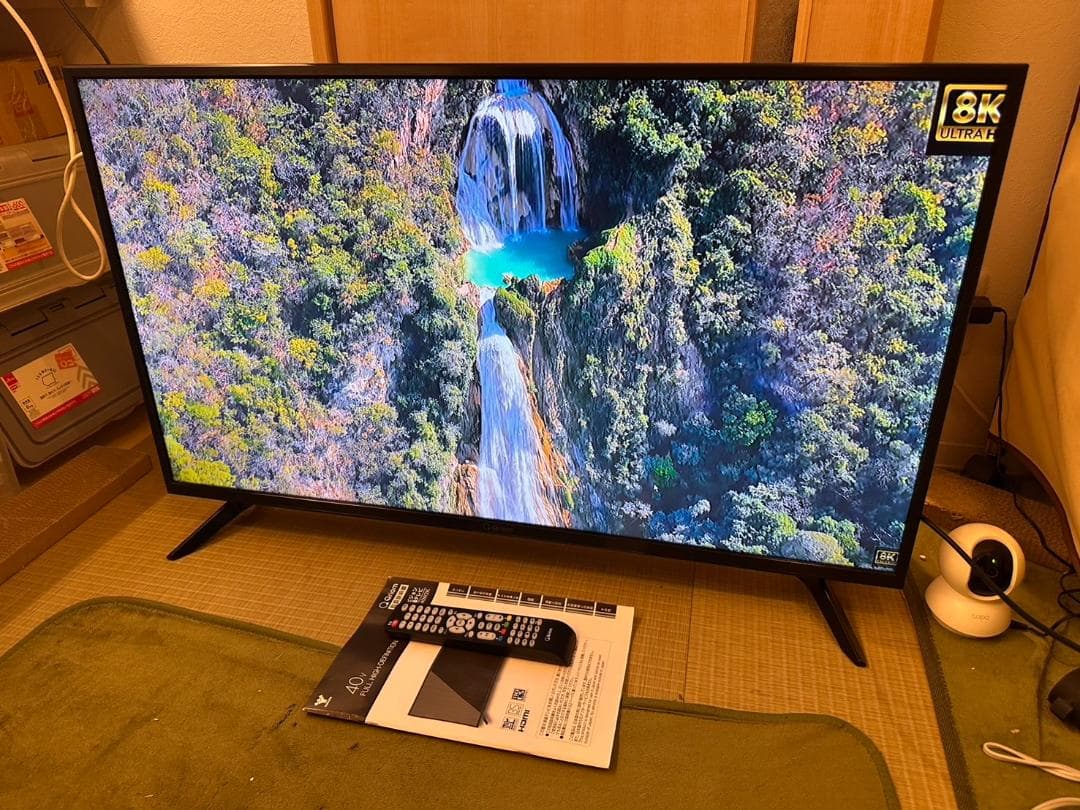 2022年製！ Qriom 40型 テレビ QRT-40W2K フルハイビジョン