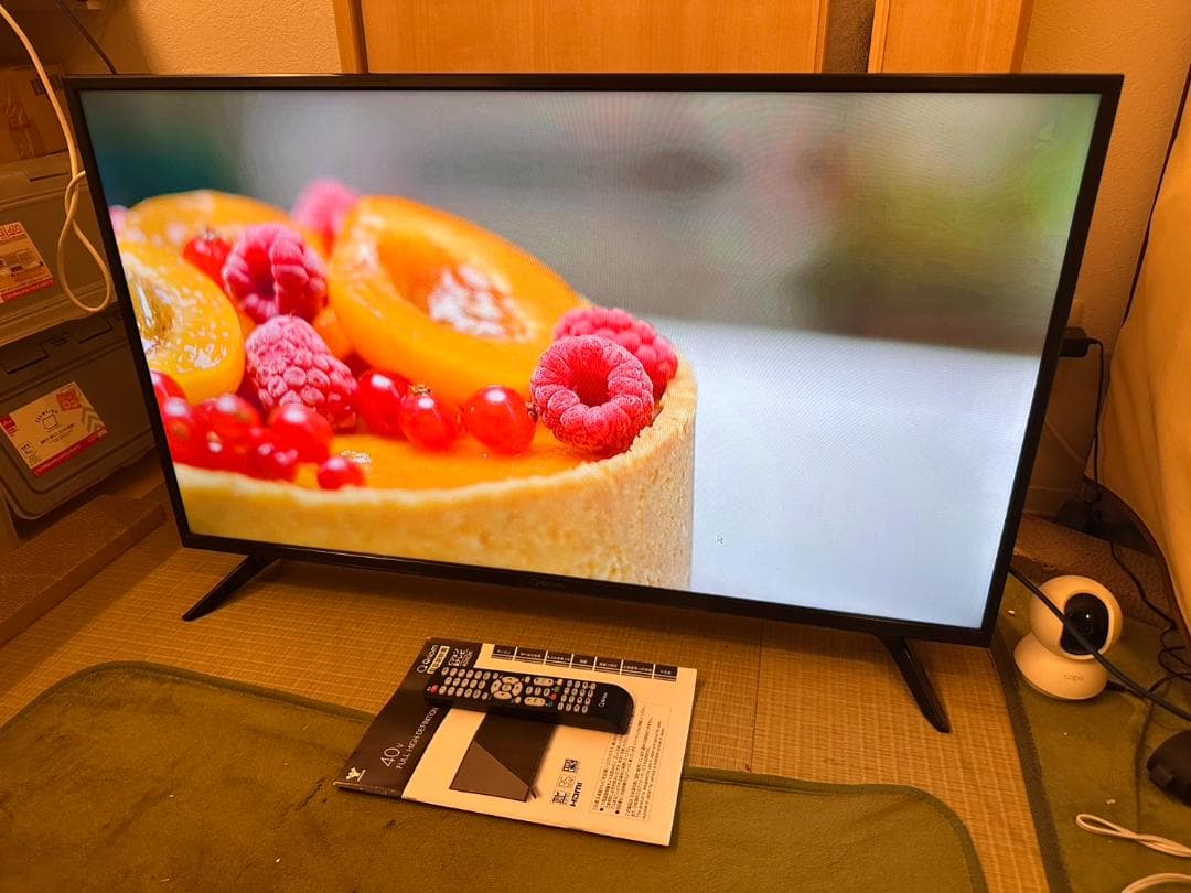 2022年製！ Qriom 40型 テレビ QRT-40W2K フルハイビジョン