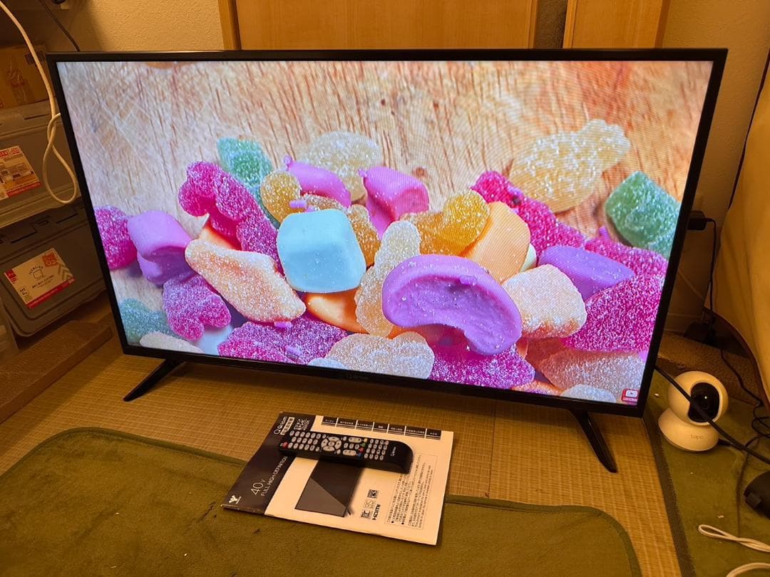 2022年製！ Qriom 40型 テレビ QRT-40W2K フルハイビジョン