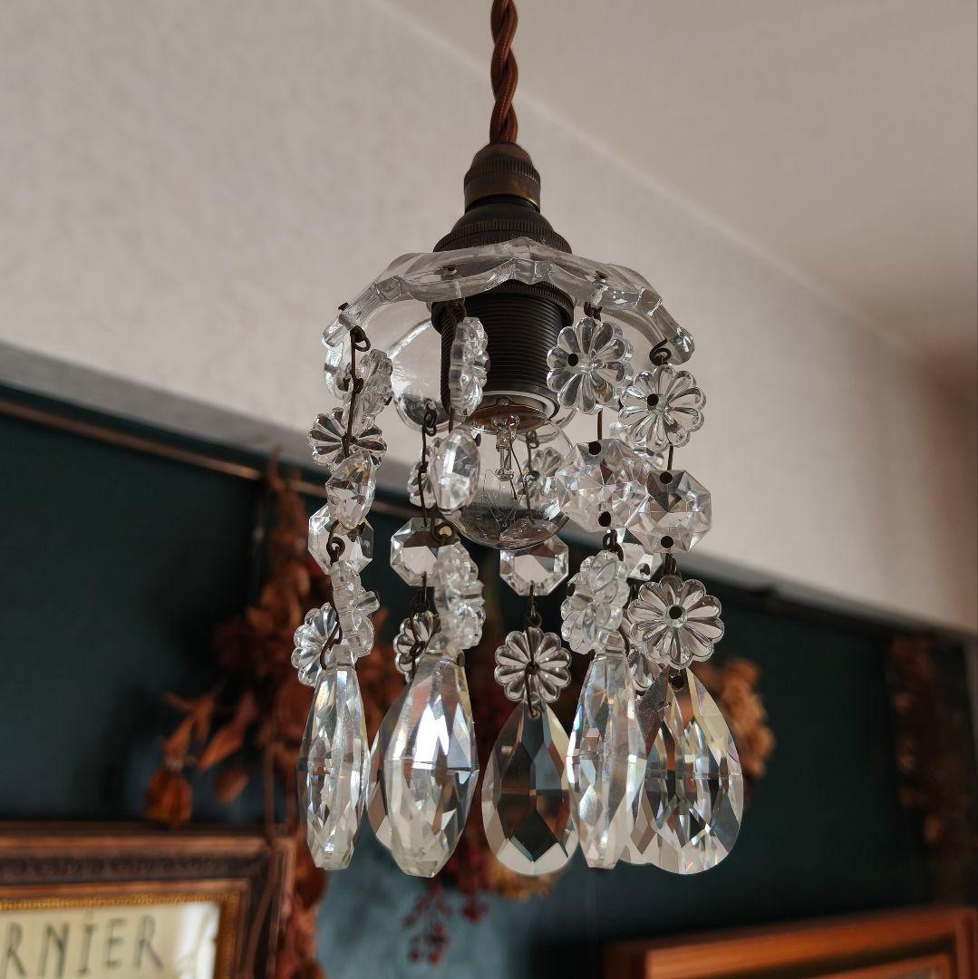 バカラ ミニシャンデリア アンティーク