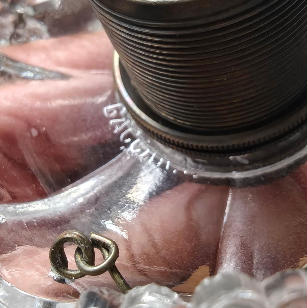 バカラ ミニシャンデリア アンティーク