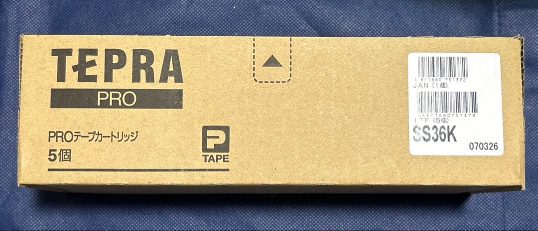 TEPRA PRO SC-36K ラベルテープ 5個入り