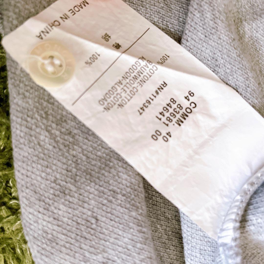 MONCLER グレー ポロシャツ XS レディース