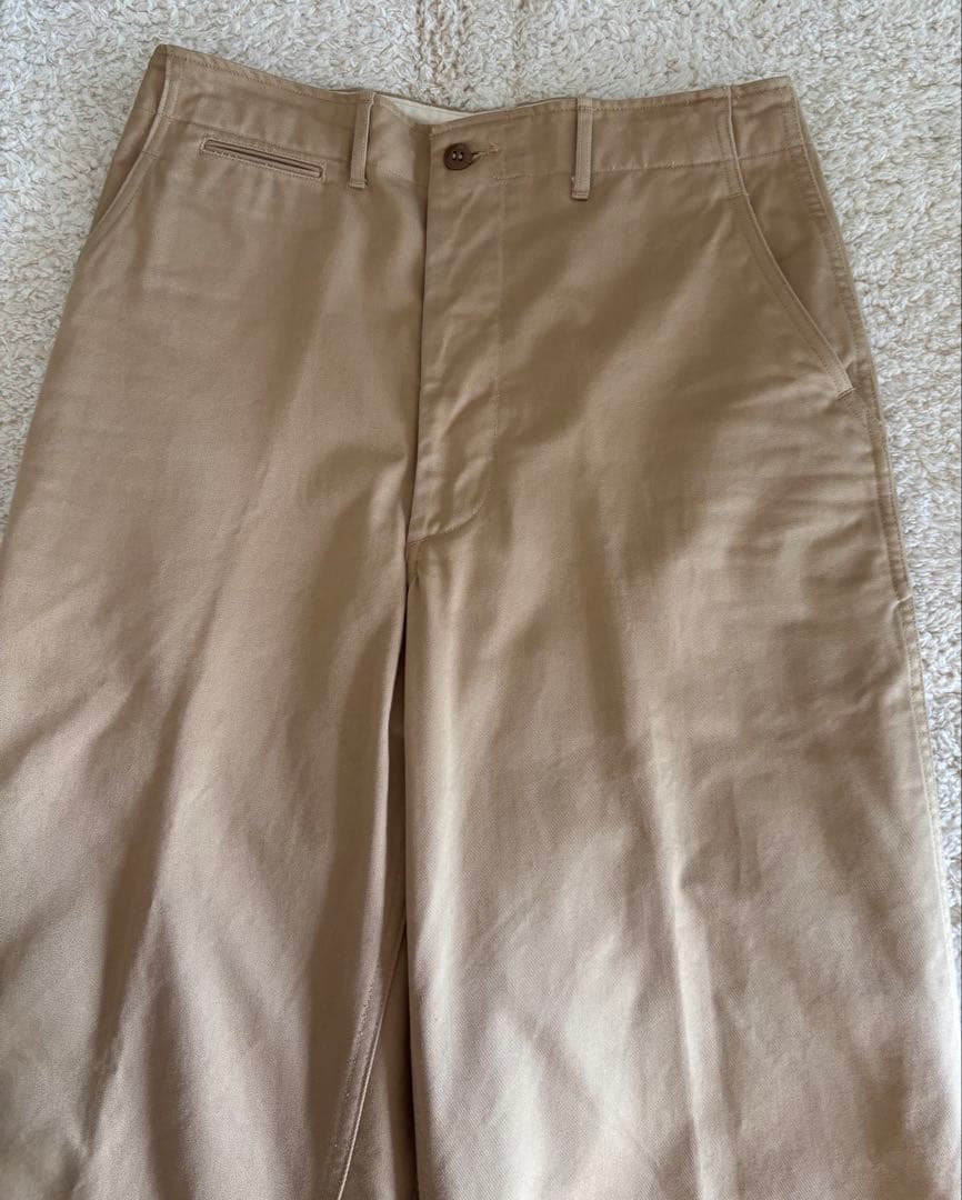 Atlast&co ミリタリーチノ　ベージュ　32