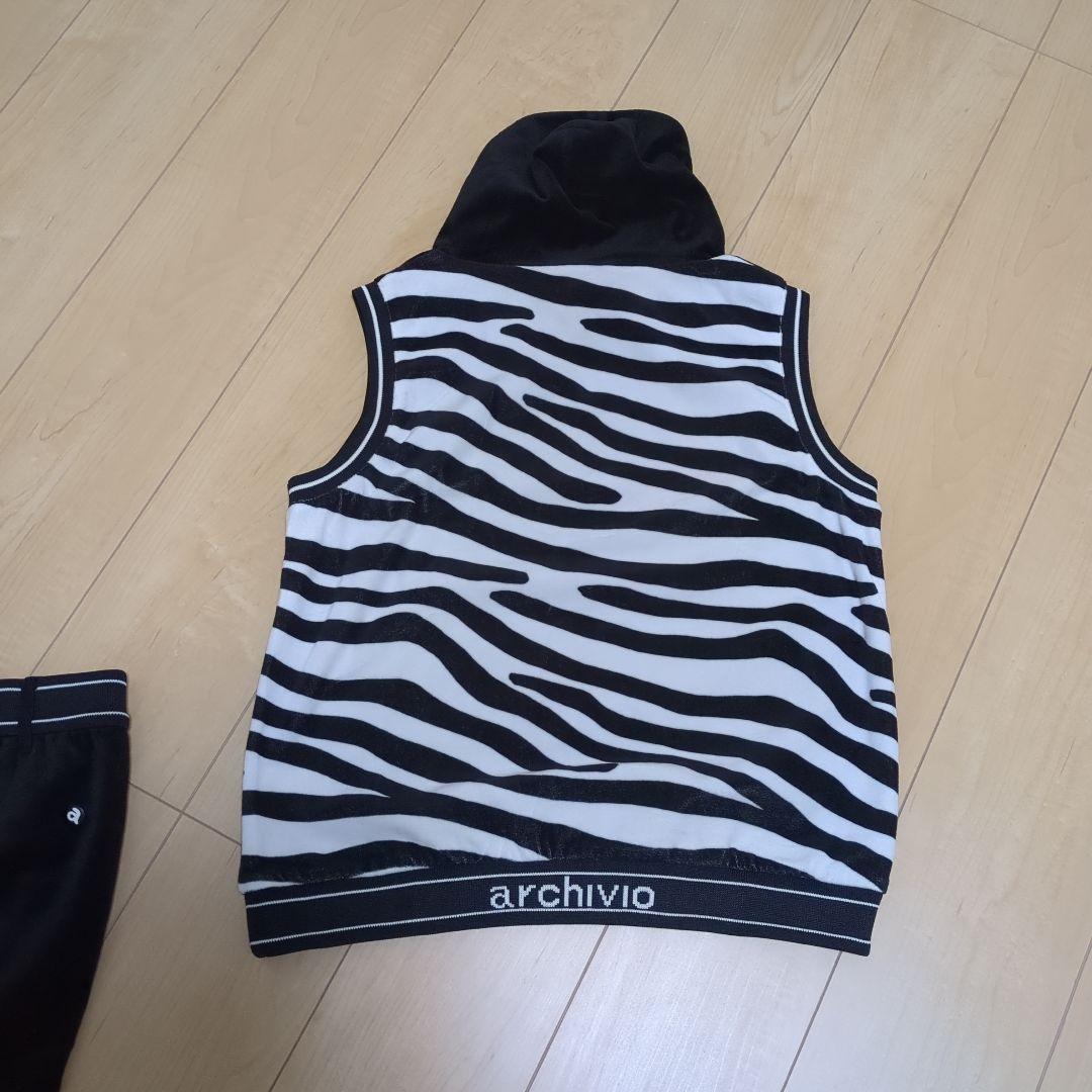 ★美品★archivio　ゼブラ柄　セットアップ　サイズ　40