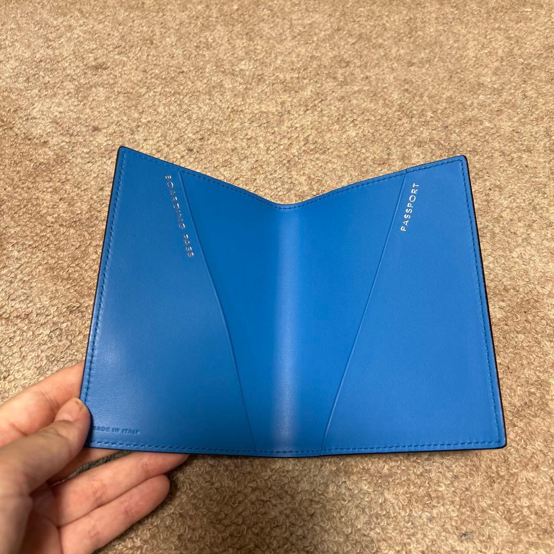 SMYTHSON スマイソン ボーディングパス　パスポートケースセット ブルー