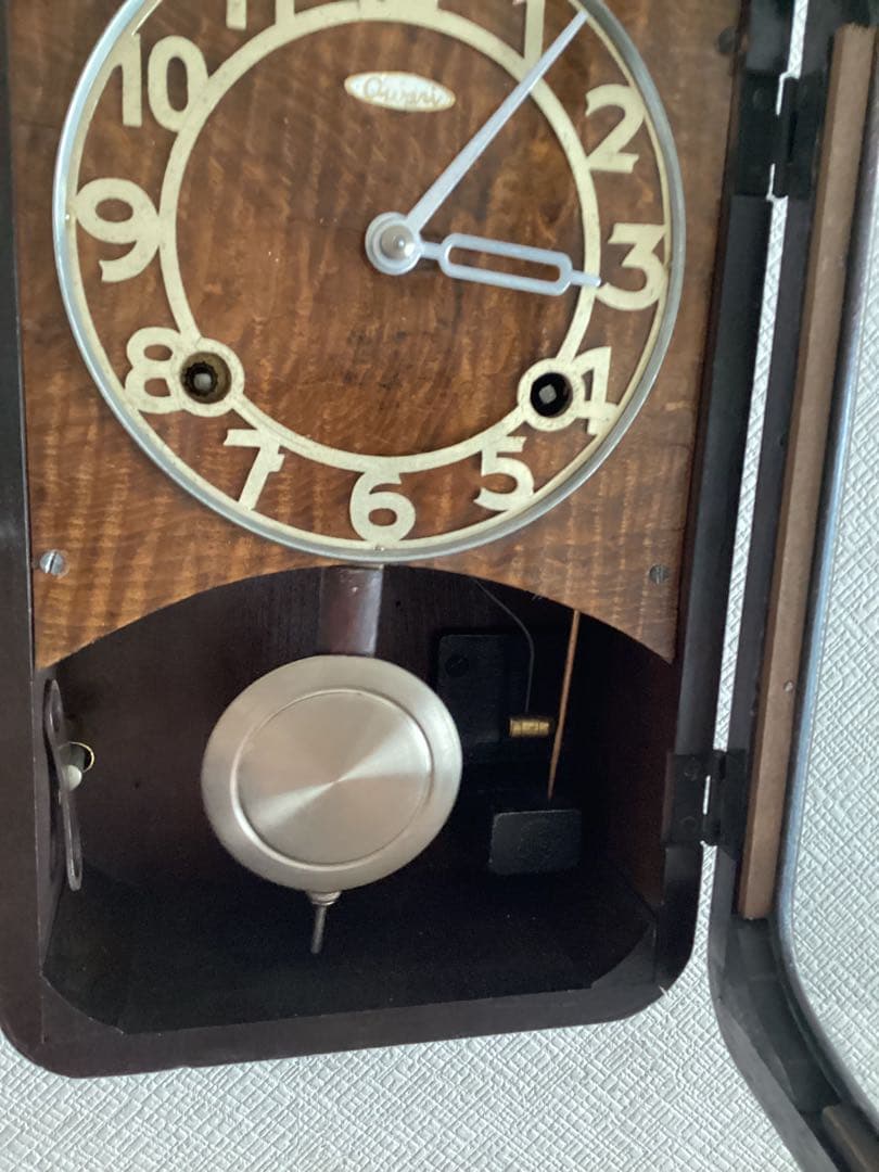 snさん専用　尾張時計　ゼンマイ式振り子時計　昭和30年前半