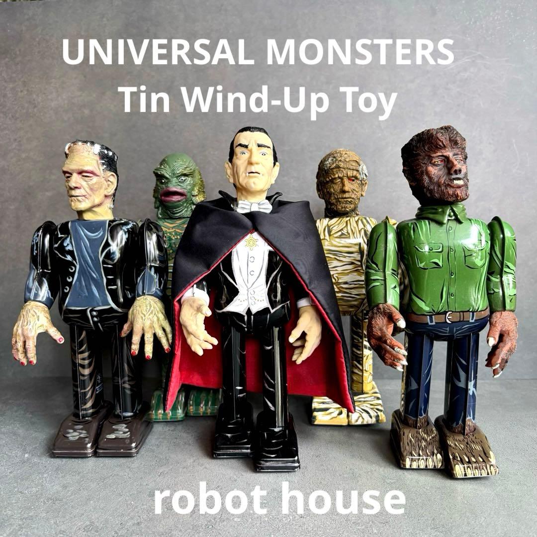 ✨５体セット✨ ユニバーサルモンスターズ ブリキ人形 ゼンマイ