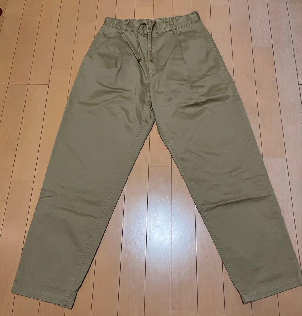 ハリウッドランチマーケット ワンタック イージー チノ トラウザー