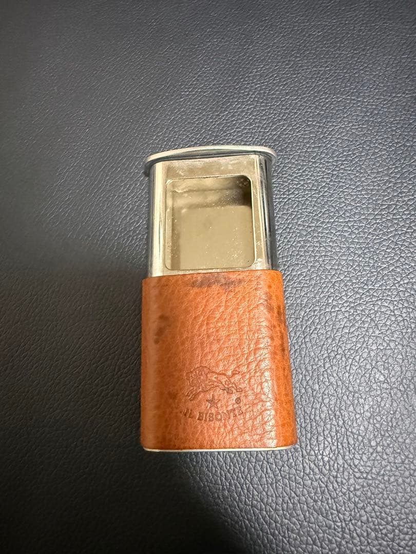 超希少☆IL BISONTE☆携帯灰皿 ヌメ ブラウン