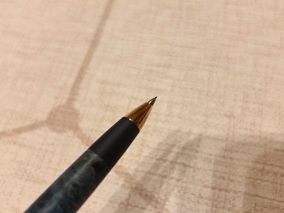 ボナンペン　シャープペン　スタビライズドウッド　真鍮金具