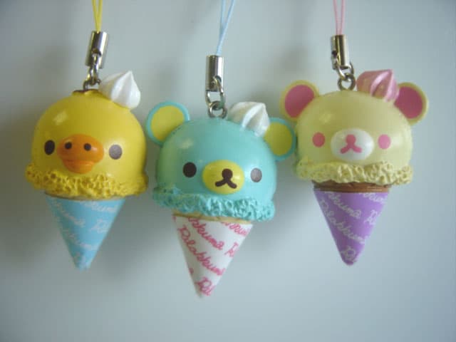 ★Htm24BZリラックマアイスフィギュアストラップ6種