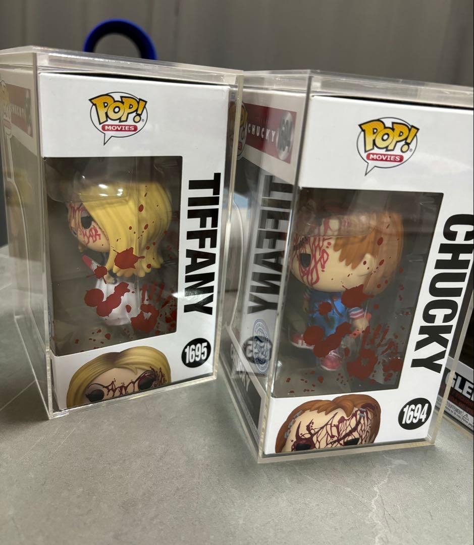 ファンコ　ポップ　チャッキー　ティファニー　グレン　血飛沫