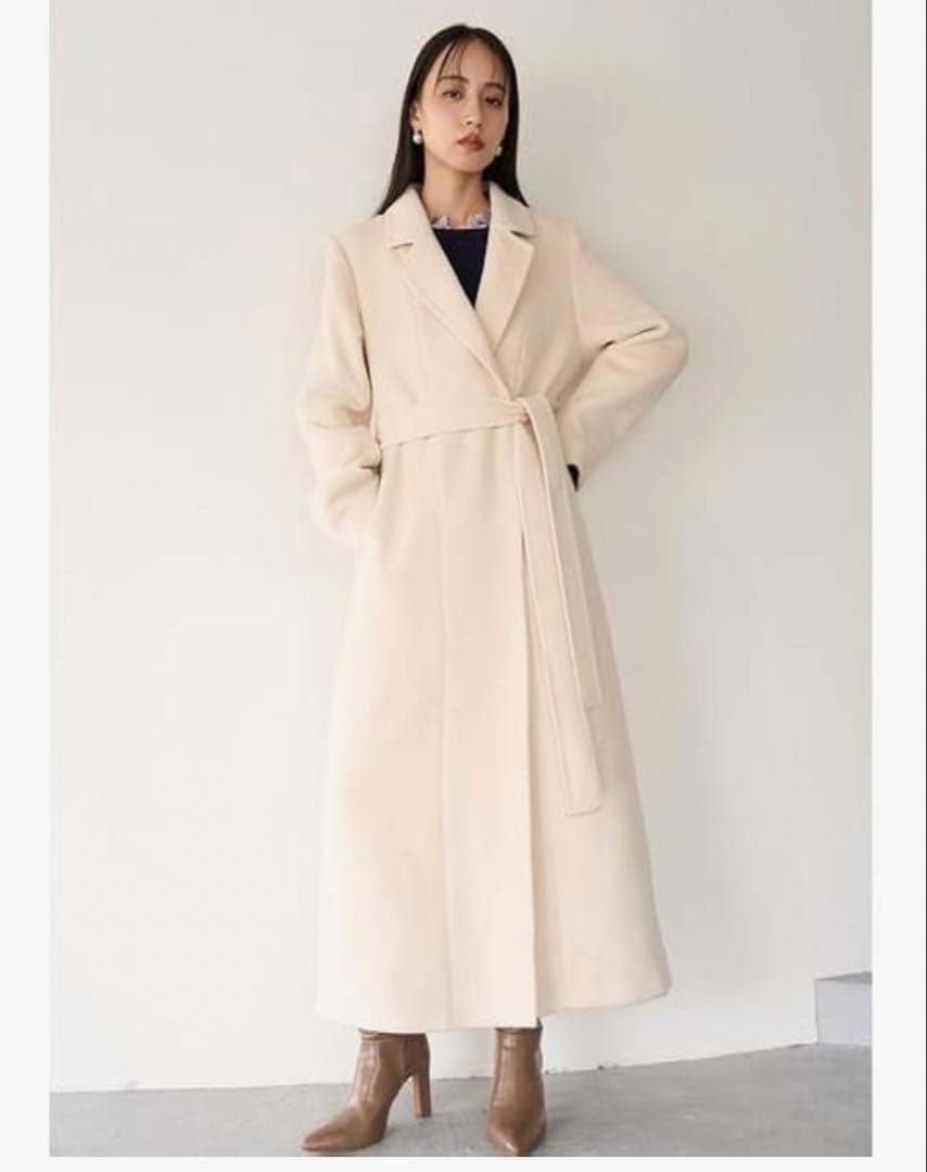 新品　スナイデル　ベルテッドレディコート　ロング