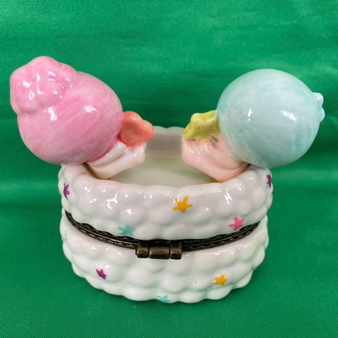 サンリオ リトルツインスターズ 陶器製ジュエリーケース キキララ