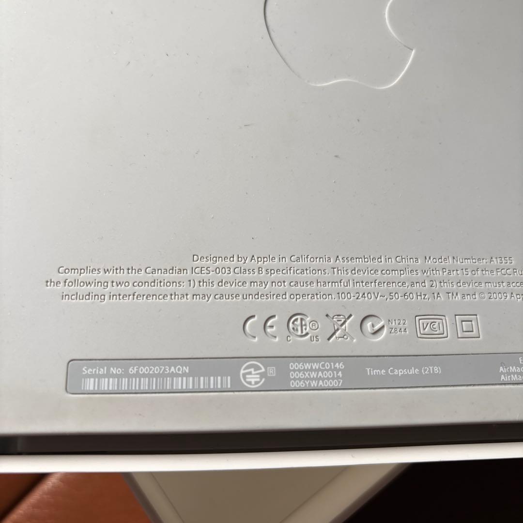 ジャンクApple Mac mini 本体 + Time Capsule