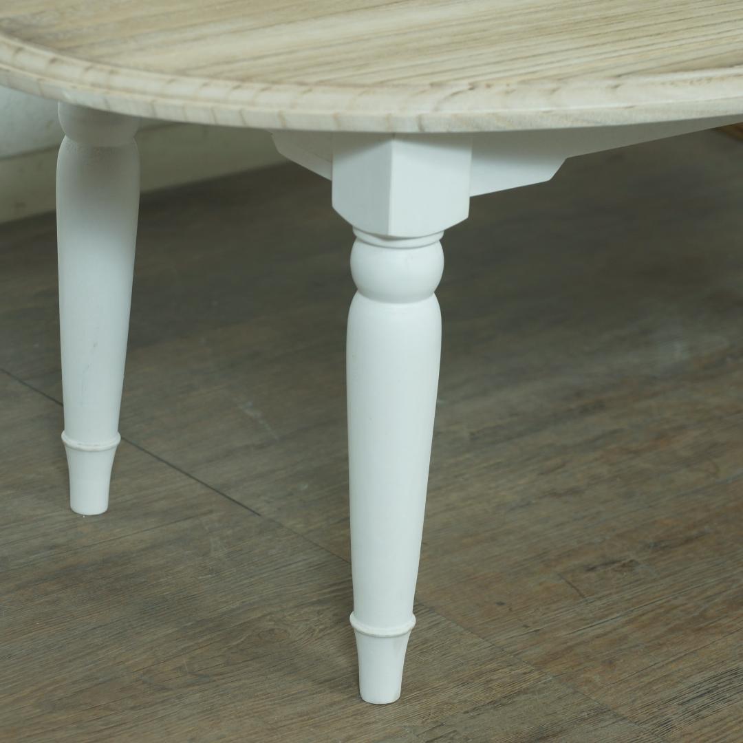 スープカレー　 センターテーブル　アンティーク調　シャビー仕上げ　新生活