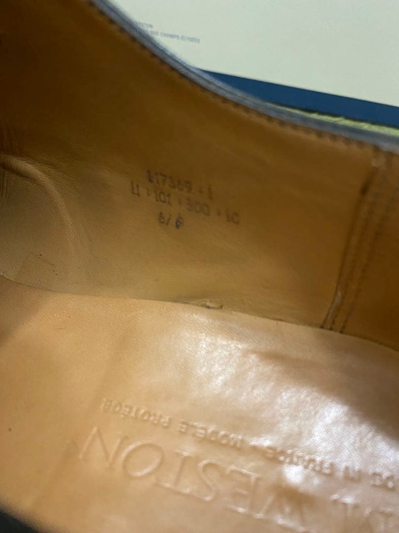 靴 J.M.WESTON / 300 / Cap toe oxford / 6.5F