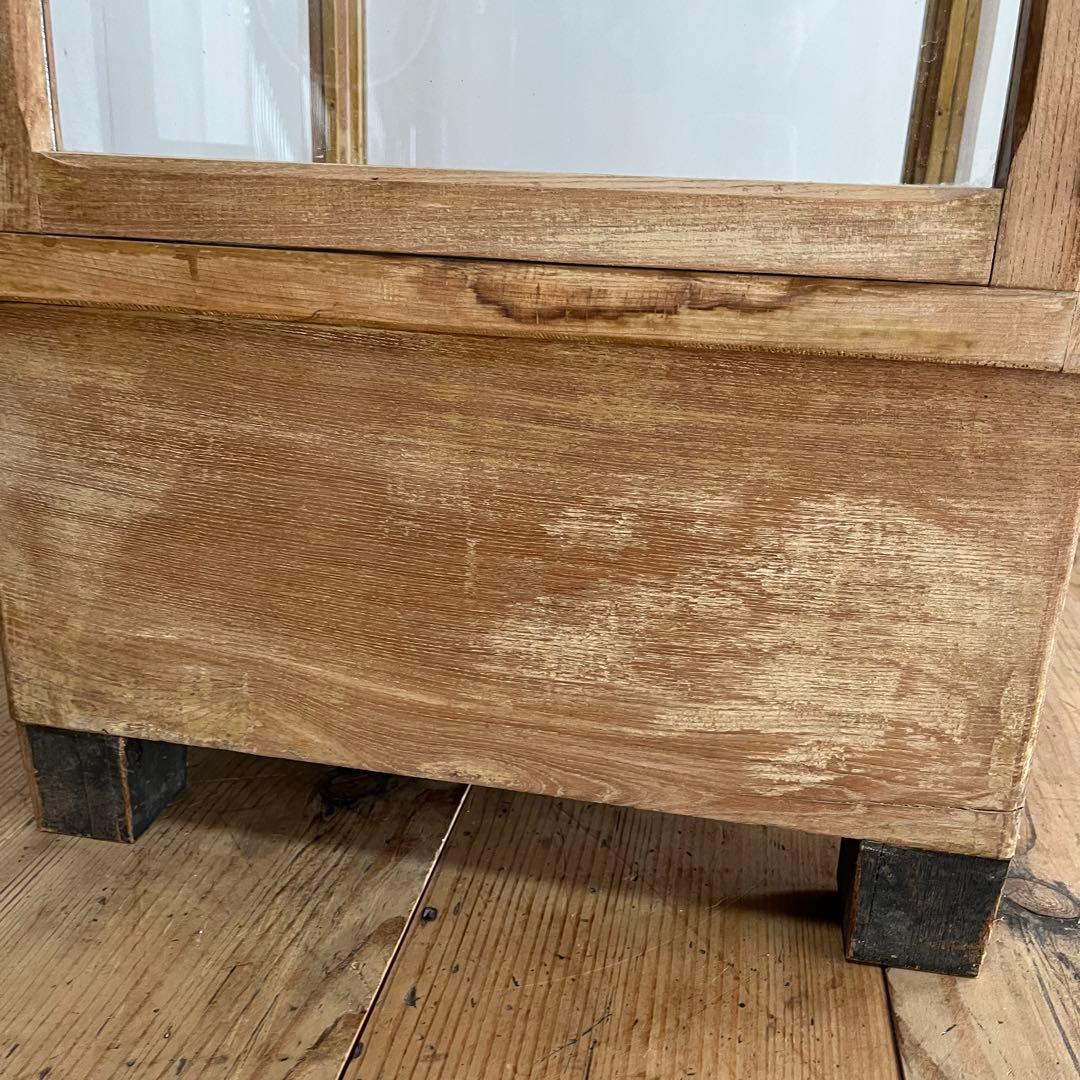 アンティーク ガラスケース ショーケース レトロ 飾り棚 z780