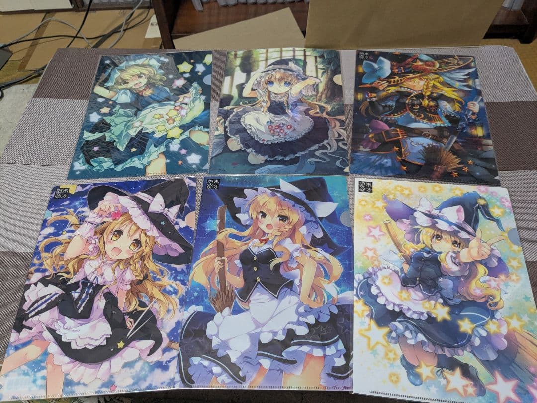 東方Project 波天宮　霊夢＆魔理沙　A4クリアファイル12枚セット