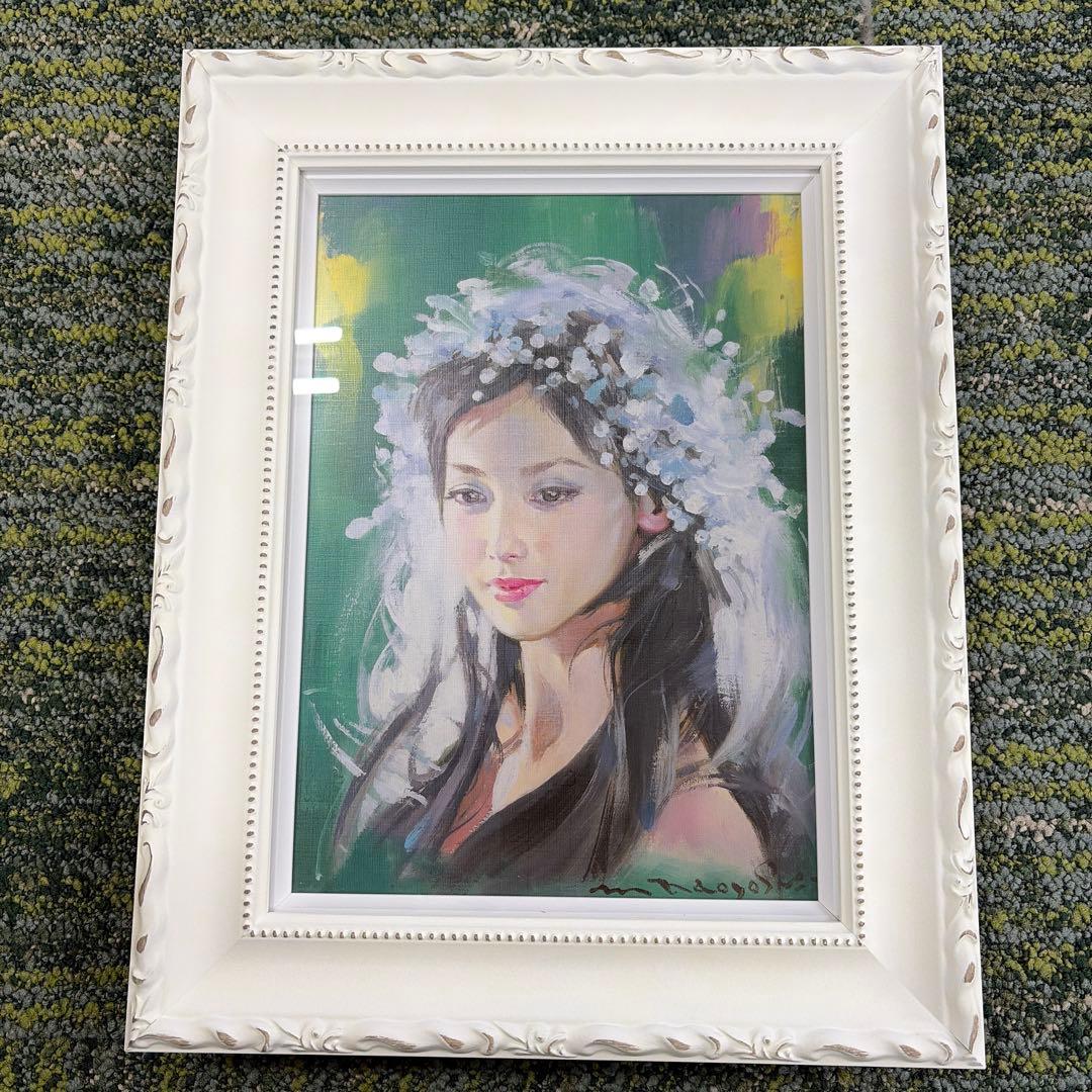 限定50枚　本田美奈子オフィシャグッズ　「ミューズの微笑み」村山直儀先生　額縁付