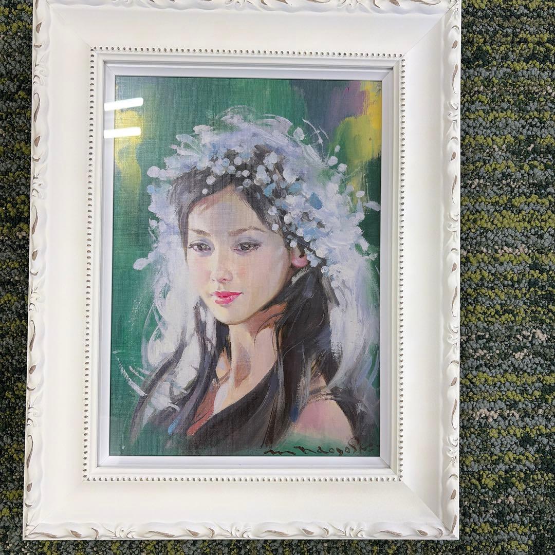 限定50枚　本田美奈子オフィシャグッズ　「ミューズの微笑み」村山直儀先生　額縁付