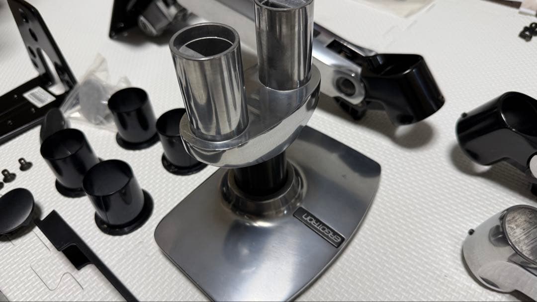 【クリーニング済】 エルゴトロン LX デュアル モニターアーム 横型 2画面