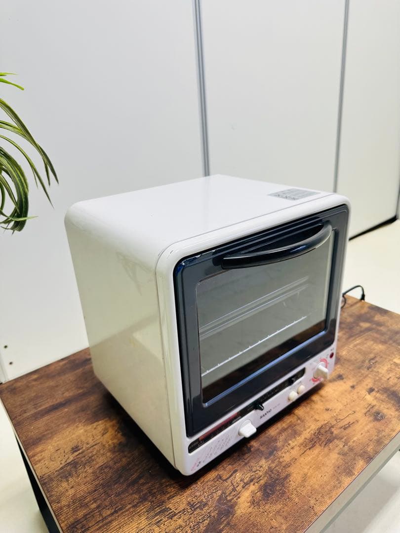 ホワイト トースター コンパクトSANYO サンヨー電気オーブンSOB-156型