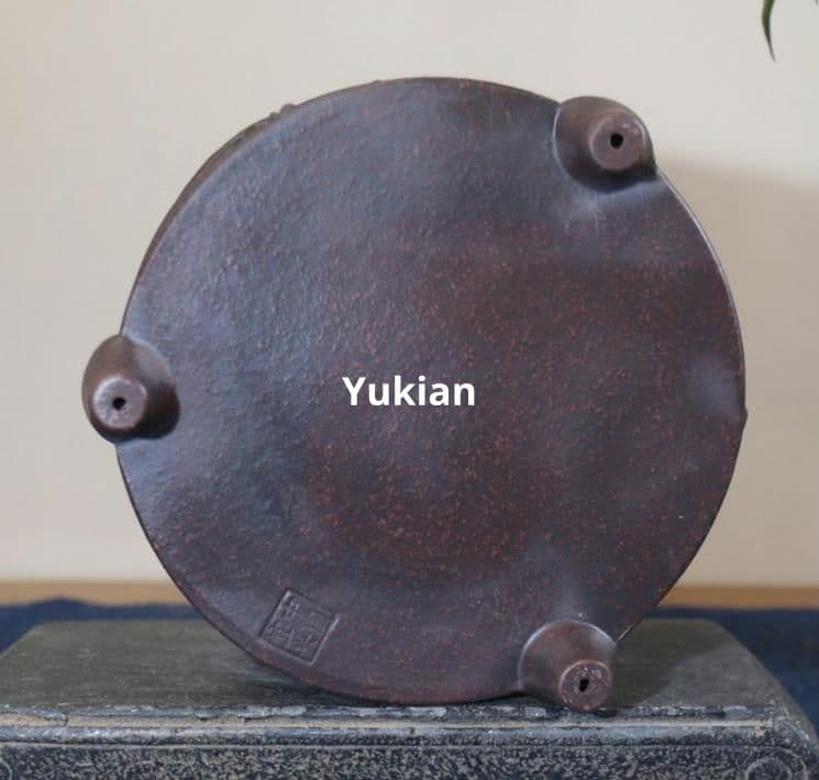 紫砂鉢 無孔 銅銭草碗 蓮華盆 水洗 植木鉢 小品盆栽鉢 大品盆栽鉢