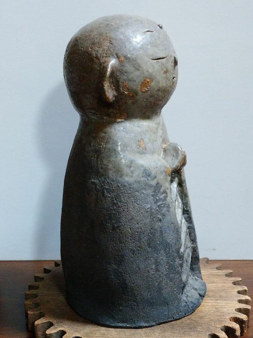 陶芸作家  道祖窯・髙橋佳代子『地蔵像』置物
