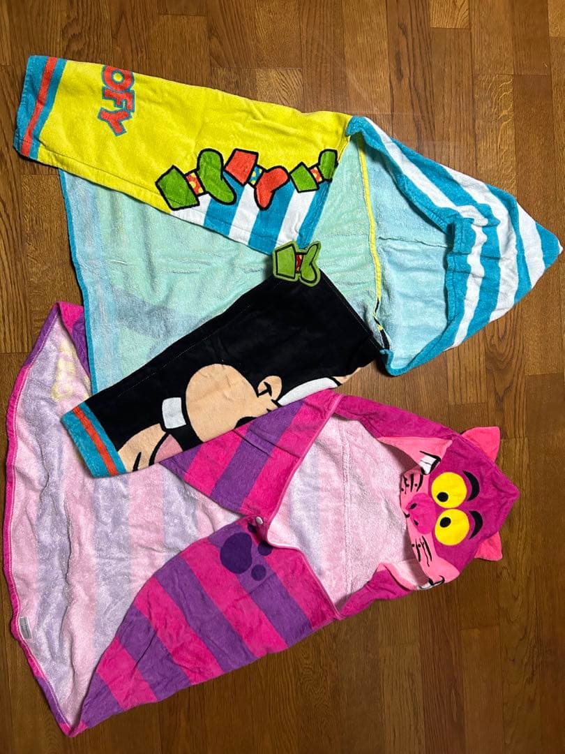 8枚セット‼︎ディズニー夏用タオル生地のポンチョ