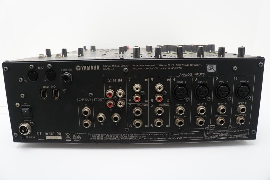 YAMAHA N8ミキサー型　オーディオインターフェイス　mixer