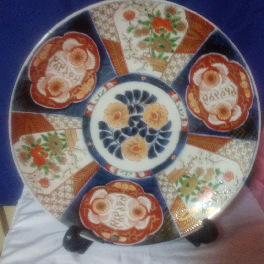 古伊万里色絵大皿