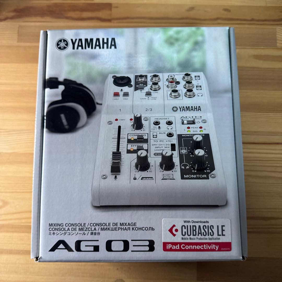 YAMAHA AG03 オーディオインターフェース ホワイト