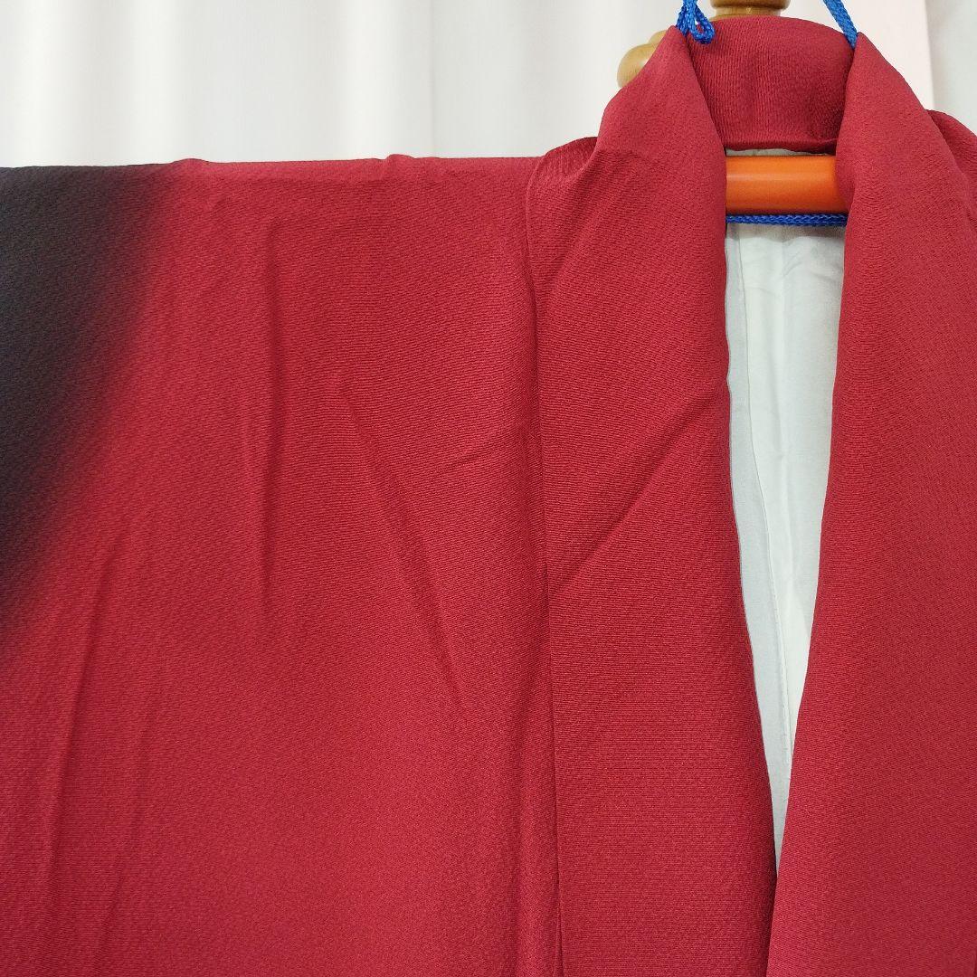 赤黒桜模様振袖