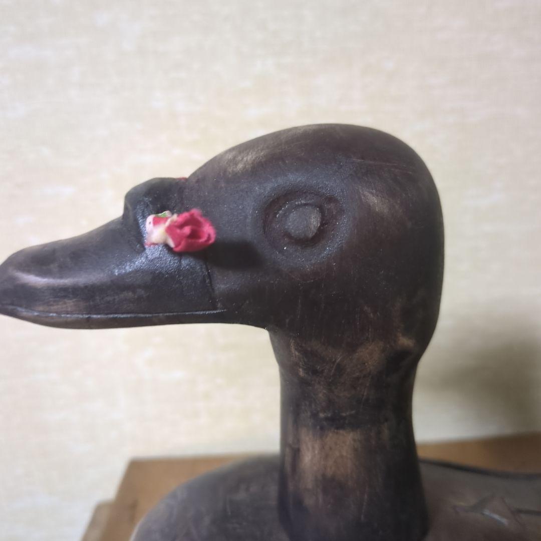 李朝　中期木雁　デコイ　彫刻　キロギ　朝鮮古美術