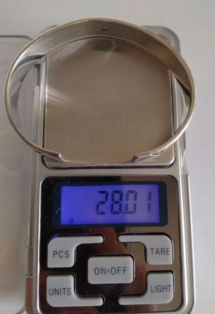 90s ヴィンテージ ハンドメイド シルバー925 ケルトノット バングル