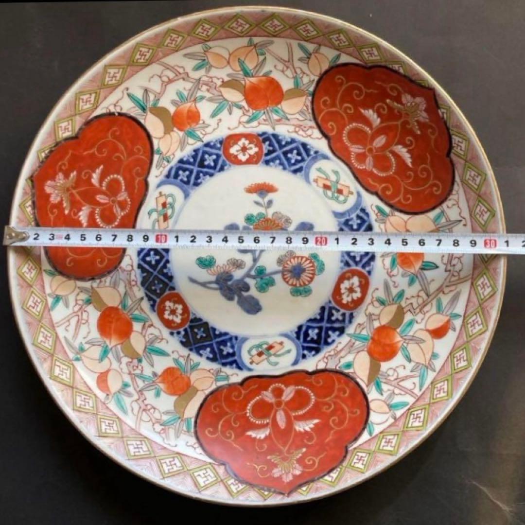 大皿 飾り皿 伊万里焼 大明萬歴年製